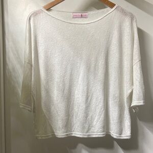 Elegant White Long Sleeve Top by [Brand]